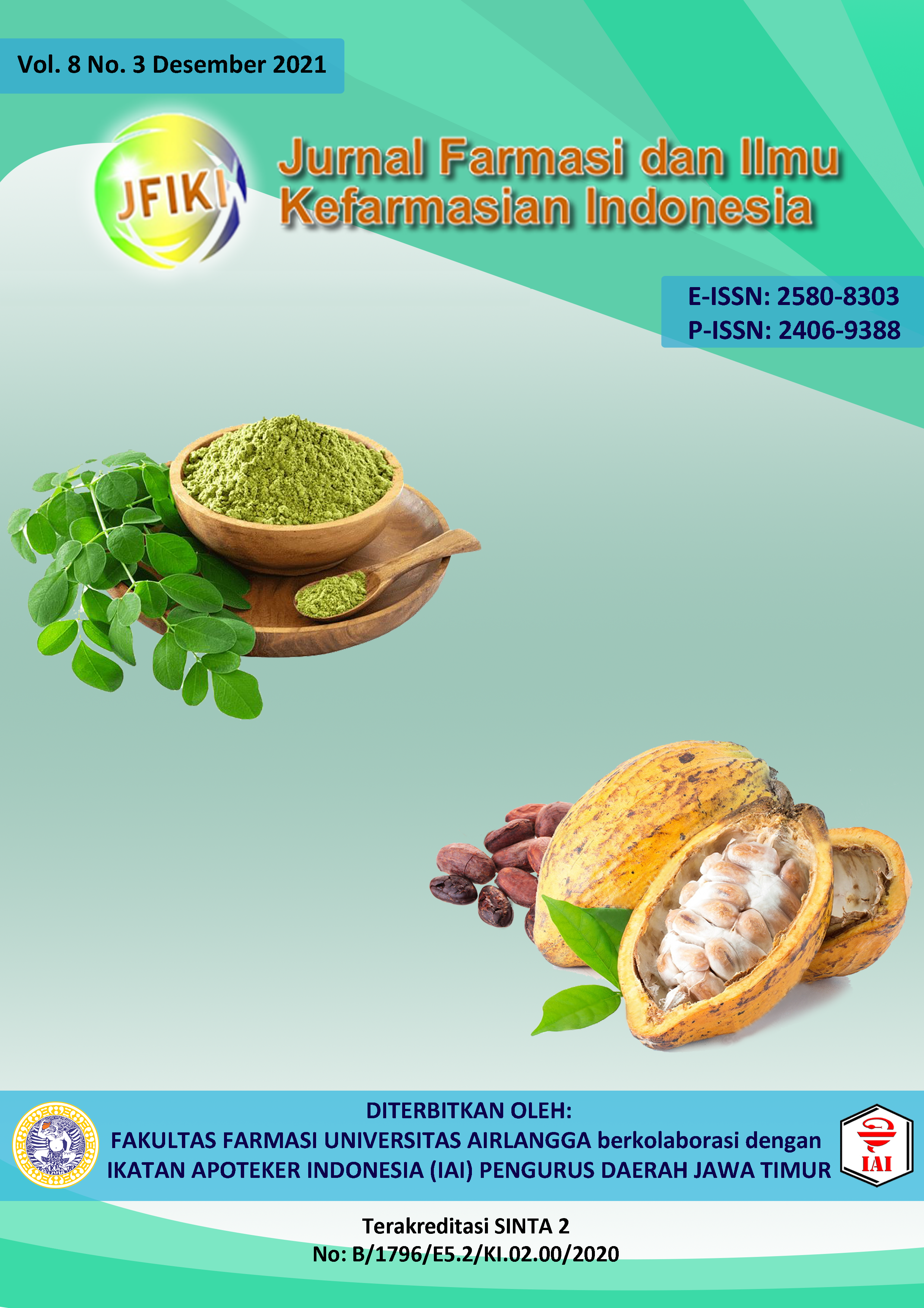 						View Vol. 8 No. 3 (2021): JURNAL FARMASI DAN ILMU KEFARMASIAN INDONESIA
					