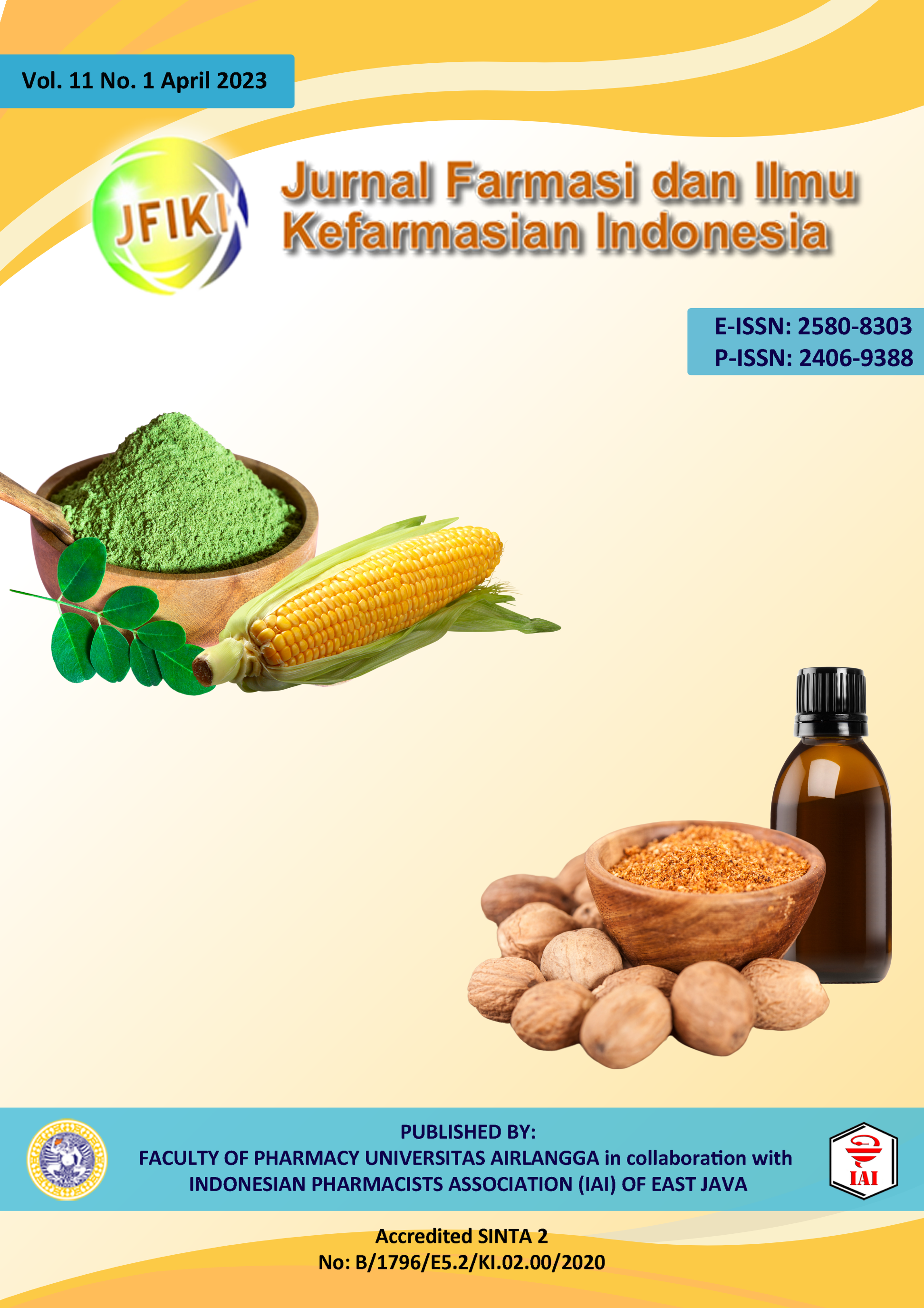 						View Vol. 11 No. 1 (2024): JURNAL FARMASI DAN ILMU KEFARMASIAN INDONESIA
					