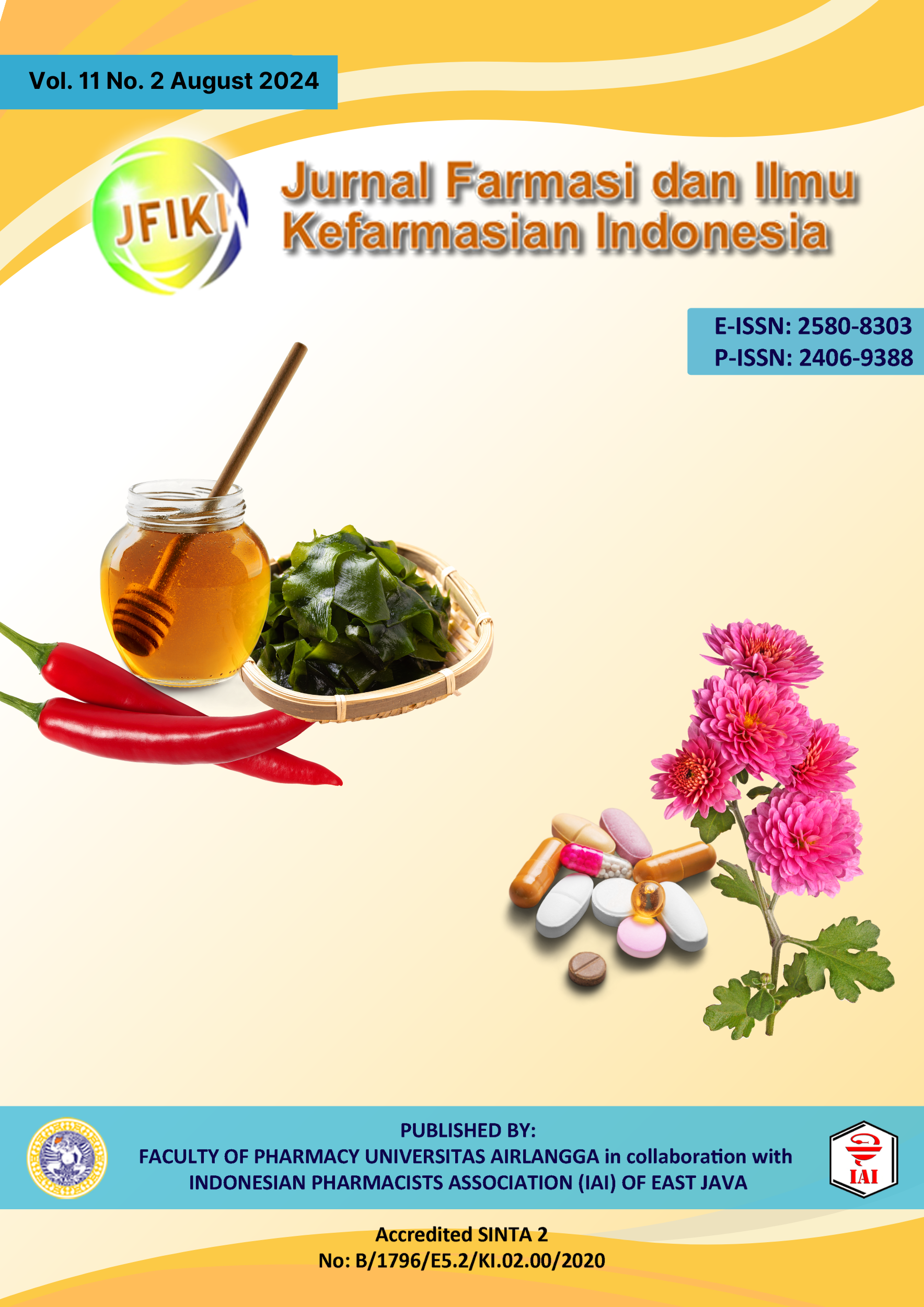 						View Vol. 11 No. 2 (2024): JURNAL FARMASI DAN ILMU KEFARMASIAN INDONESIA
					