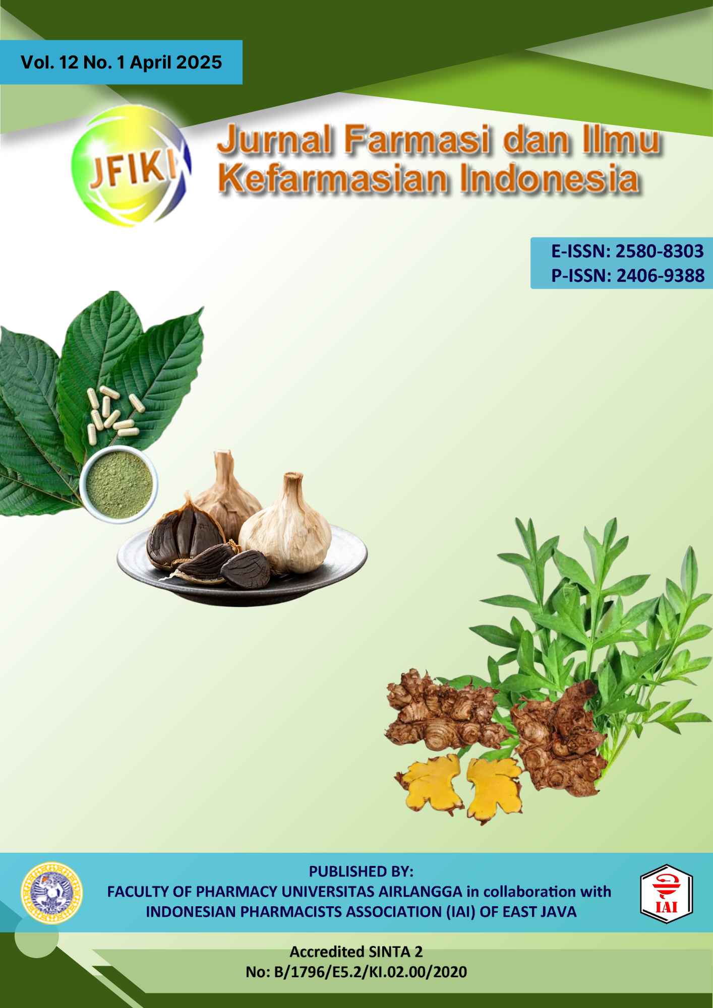       View Vol. 12 No. 1 (2025): JURNAL FARMASI DAN ILMU KEFARMASIAN INDONESIA     