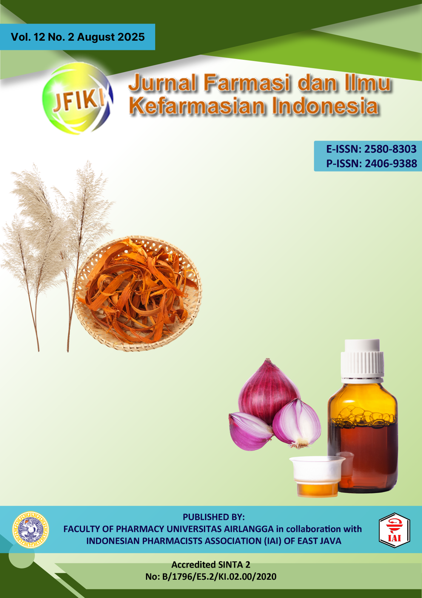       View Vol. 12 No. 2 (2025): JURNAL FARMASI DAN ILMU KEFARMASIAN INDONESIA     