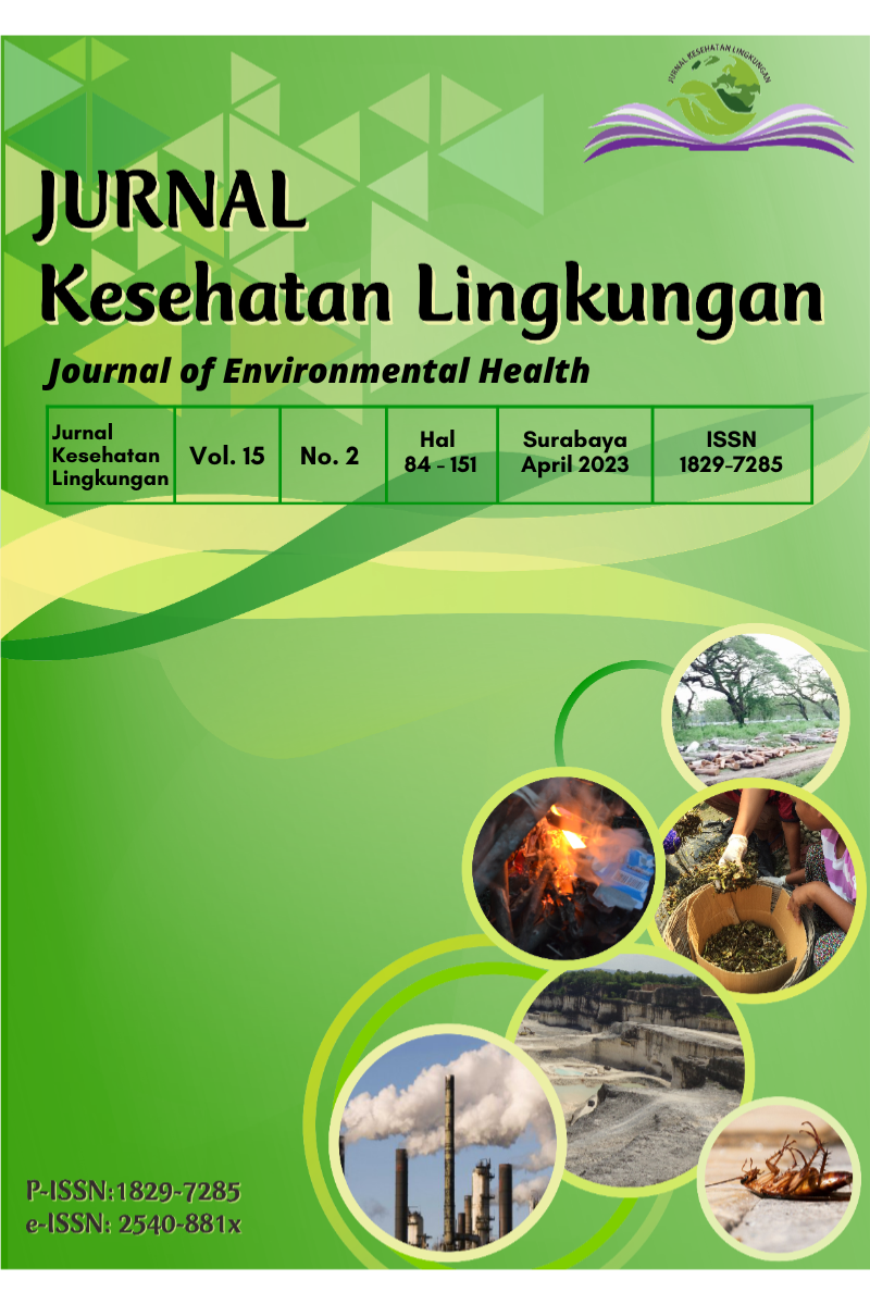       View Vol. 15 No. 2 (2023): JURNAL KESEHATAN LINGKUNGAN     