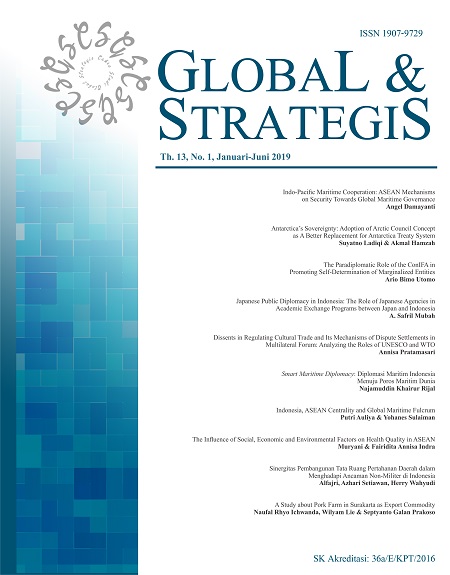 								View Vol. 13 No. 1 (2019): Global Strategis
							