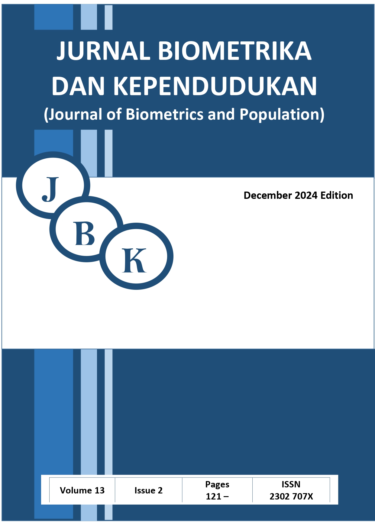 						View Vol. 13 No. 2 (2024): JURNAL BIOMETRIKA DAN KEPENDUDUKAN : IN PRESS
					