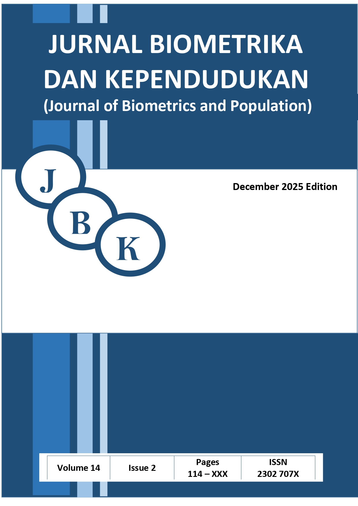 View Vol. 14 No. 2 (2025): JURNAL BIOMETRIKA DAN KEPENDUDUKAN : IN PRESS