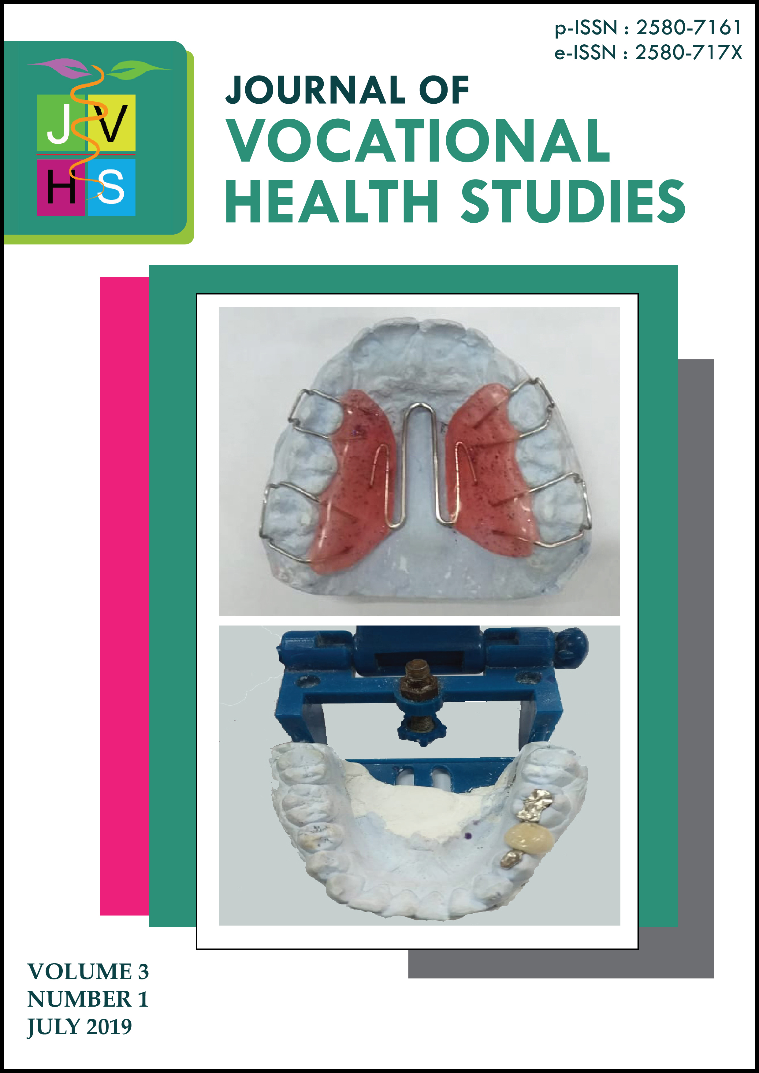 						View Vol. 3 No. 1 (2019): July 2019 | JOURNAL OF VOCATIONAL HEALTH STUDIES
					