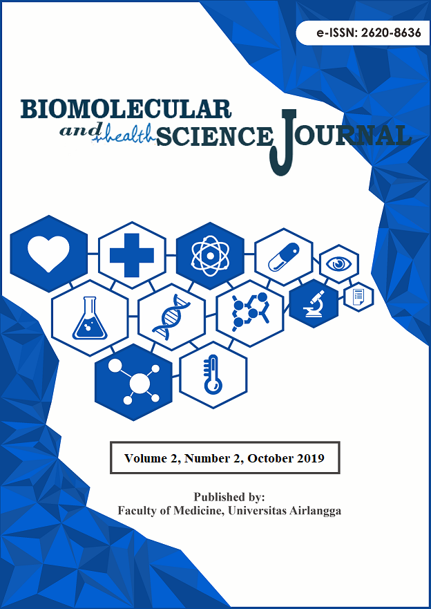 								View Vol. 2 No. 2 (2019): Biomolecular and Health Science Journal
							