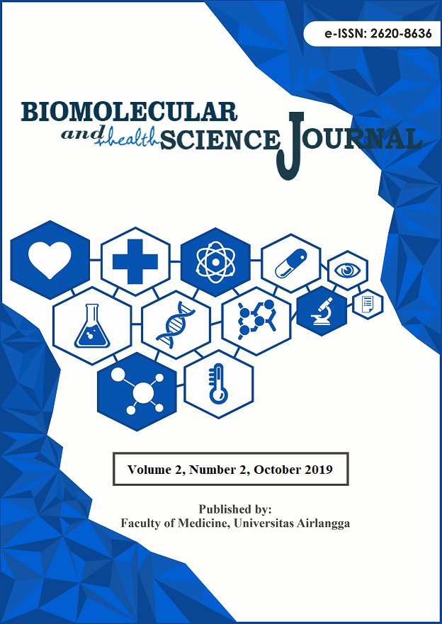 						View Vol. 2 No. 2 (2019): Biomolecular and Health Science Journal
					