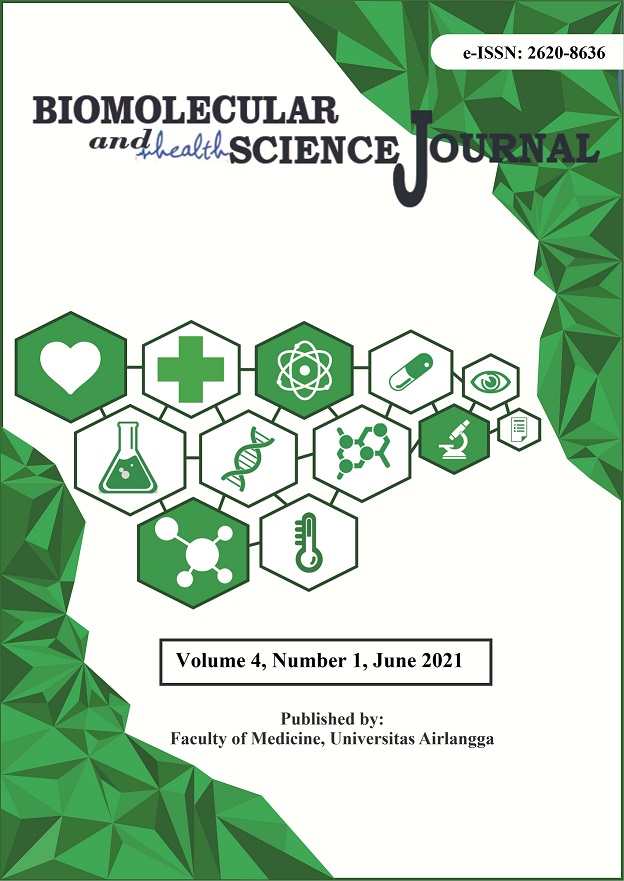 						View Vol. 4 No. 1 (2021): Biomolecular and Health Science Journal
					