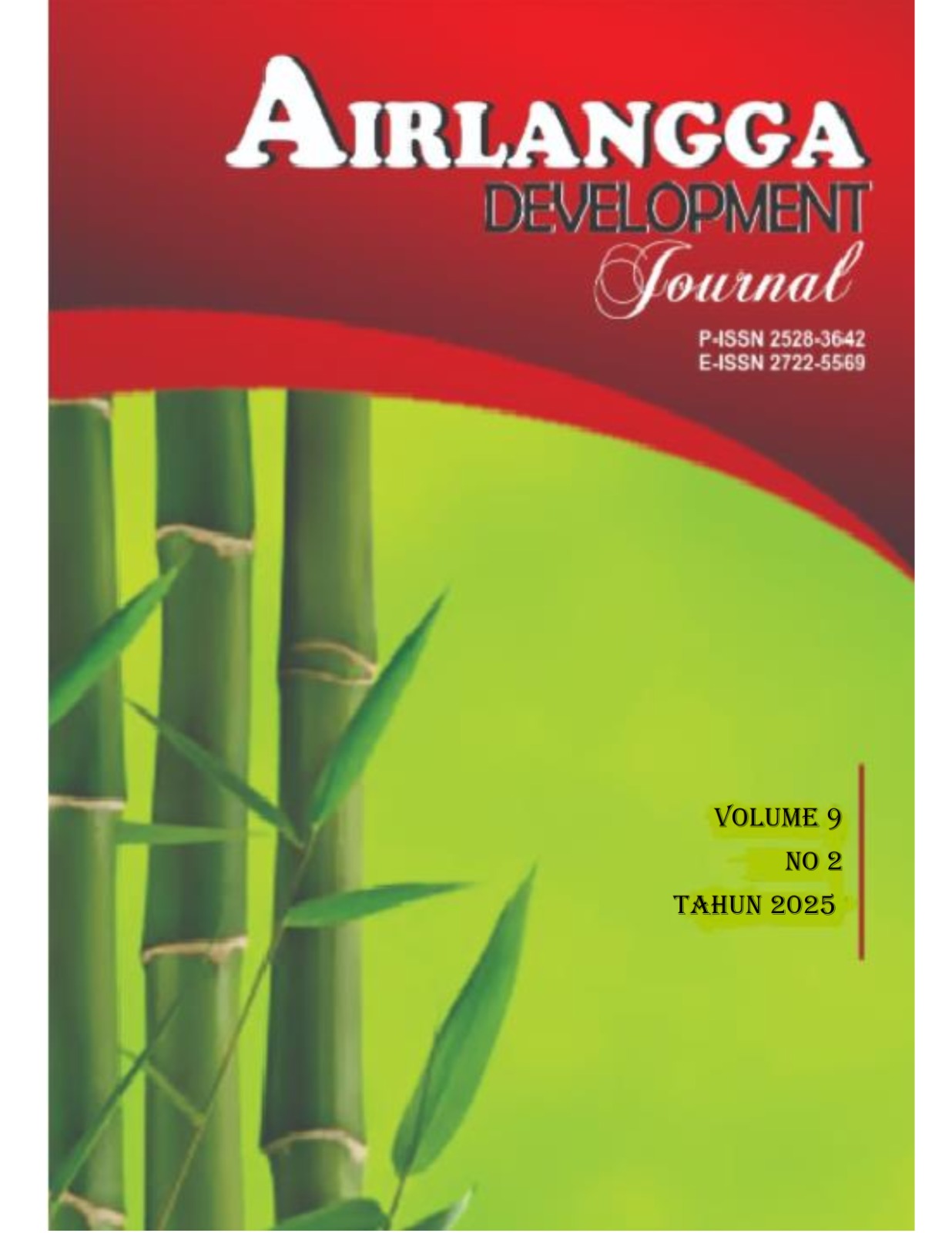 View Vol. 9 No. 2 (2025): AIRLANGGA DEVELOPMENT JOURNAL