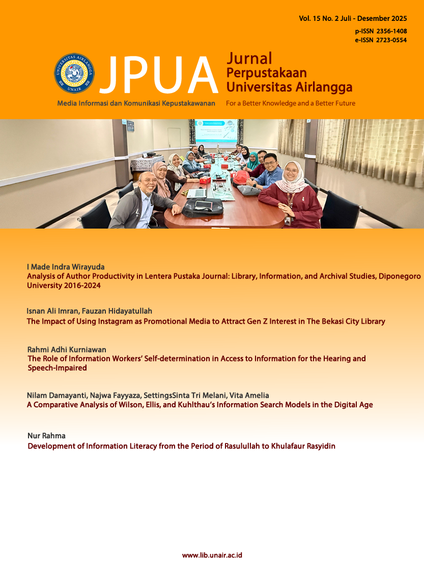       View Vol. 15 No. 2 (2025): JULI - DESEMBER 2025     