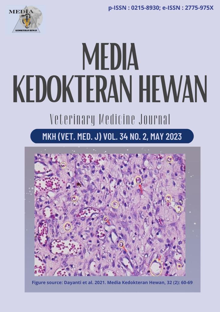 						View Vol. 34 No. 2 (2023): Media Kedokteran Hewan
					