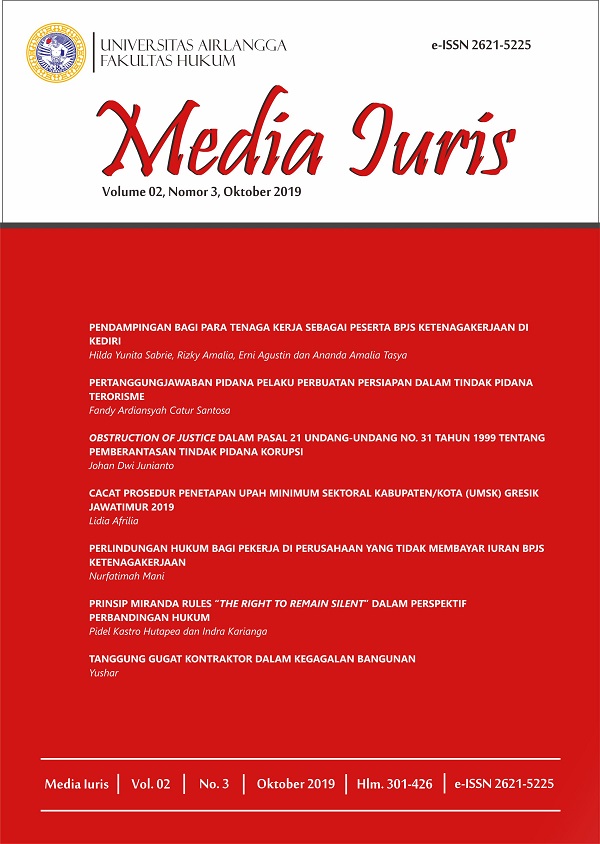 						View Vol. 2 No. 3 (2019): MEDIA IURIS
					