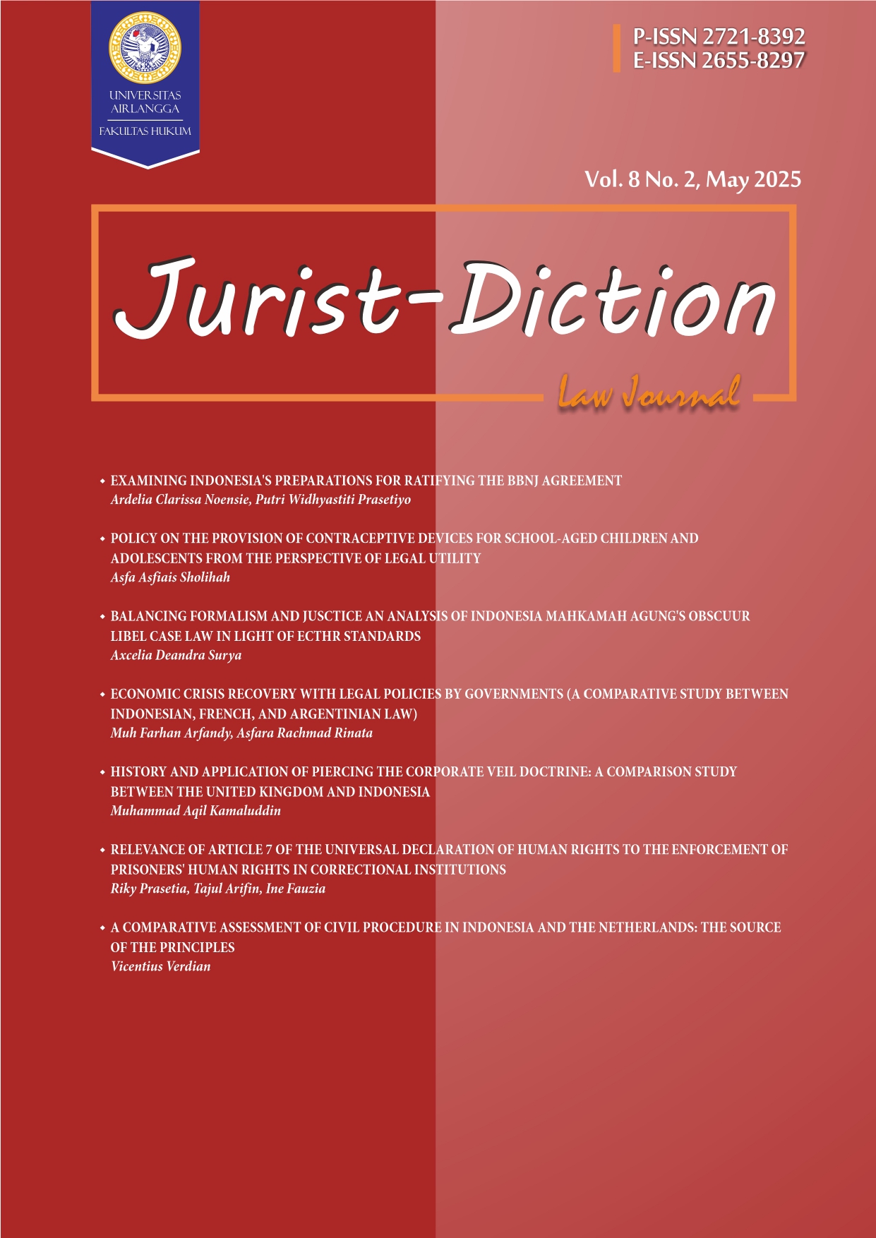 						View Vol. 8 No. 2 (2025): Volume 8 No. 2, Mei 2025
					