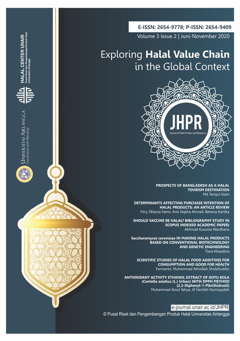 						View Vol. 3 No. 2 (2020): Journal of Halal Product and Research (JHPR)
					