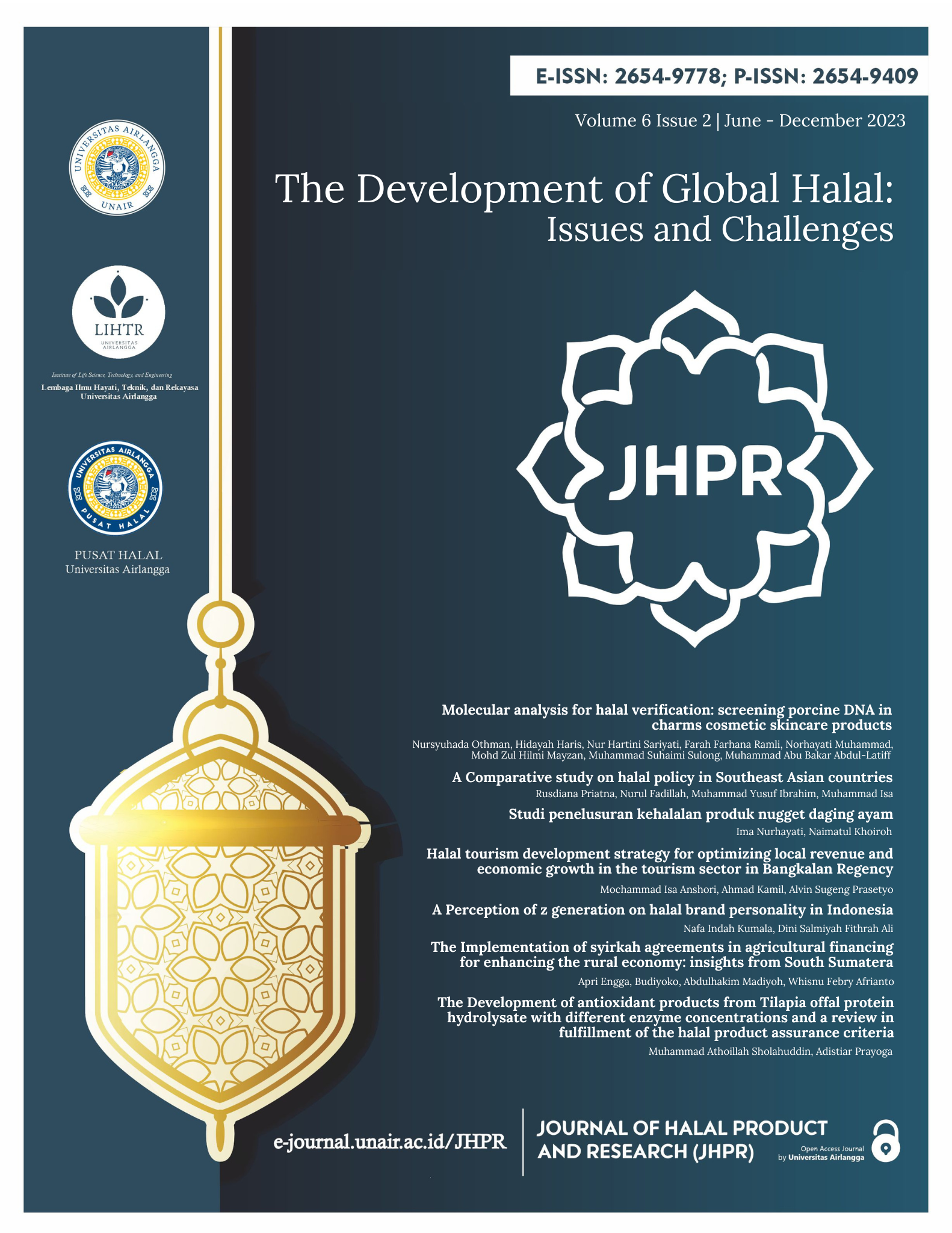 						View Vol. 6 No. 2 (2023): The Development of Global Halal: Issues and Challenges
					