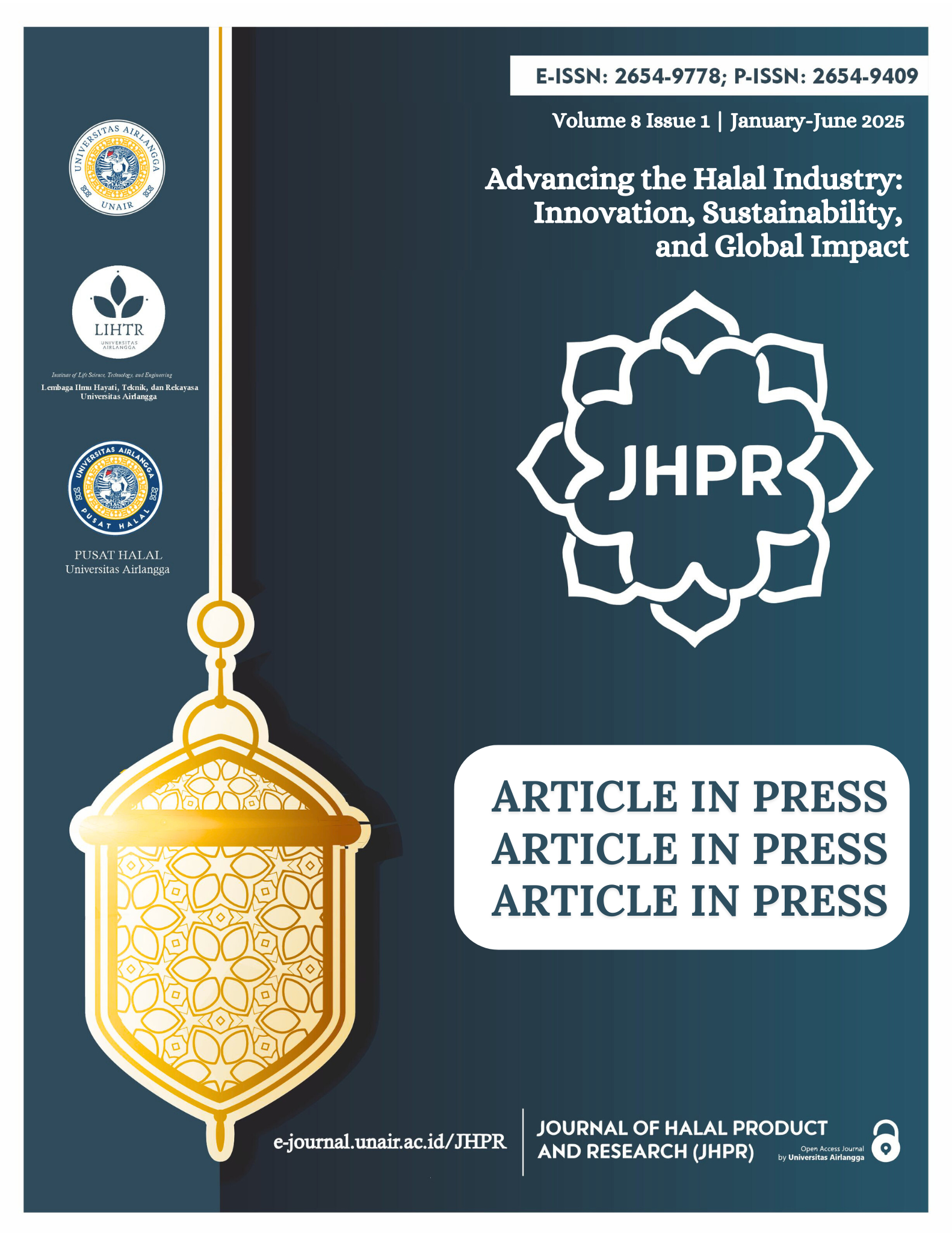 						View Vol. 8 No. 1 (2025): Advancing the Halal Industry: Innovation, Sustainability, and Global Impact (Article in Press)
					