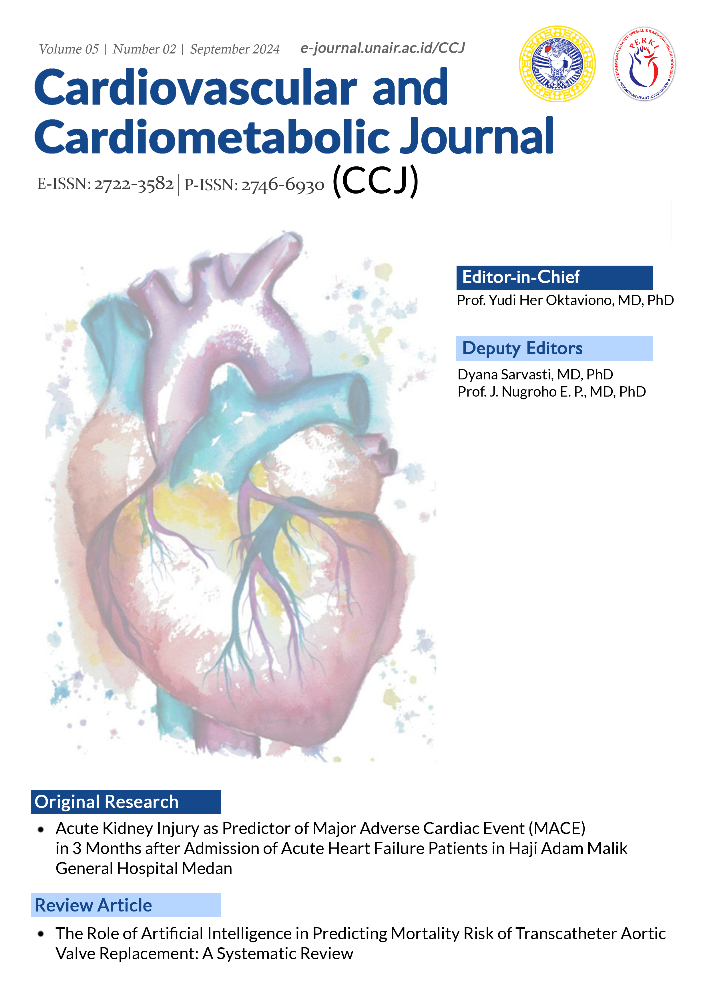 						View Vol. 5 No. 2 (2024): Cardiovascular and Cardiometabolic Journal
					