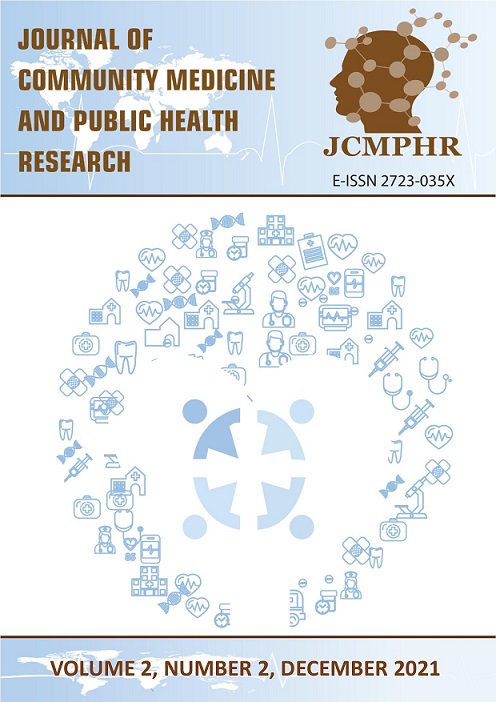 								View Vol. 2 No. 2 (2021): Journal of Community Medicine and Public Health Research
							