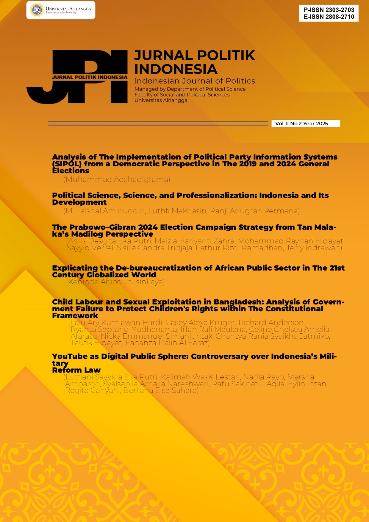       View Vol. 11 No. 2 (2025)     