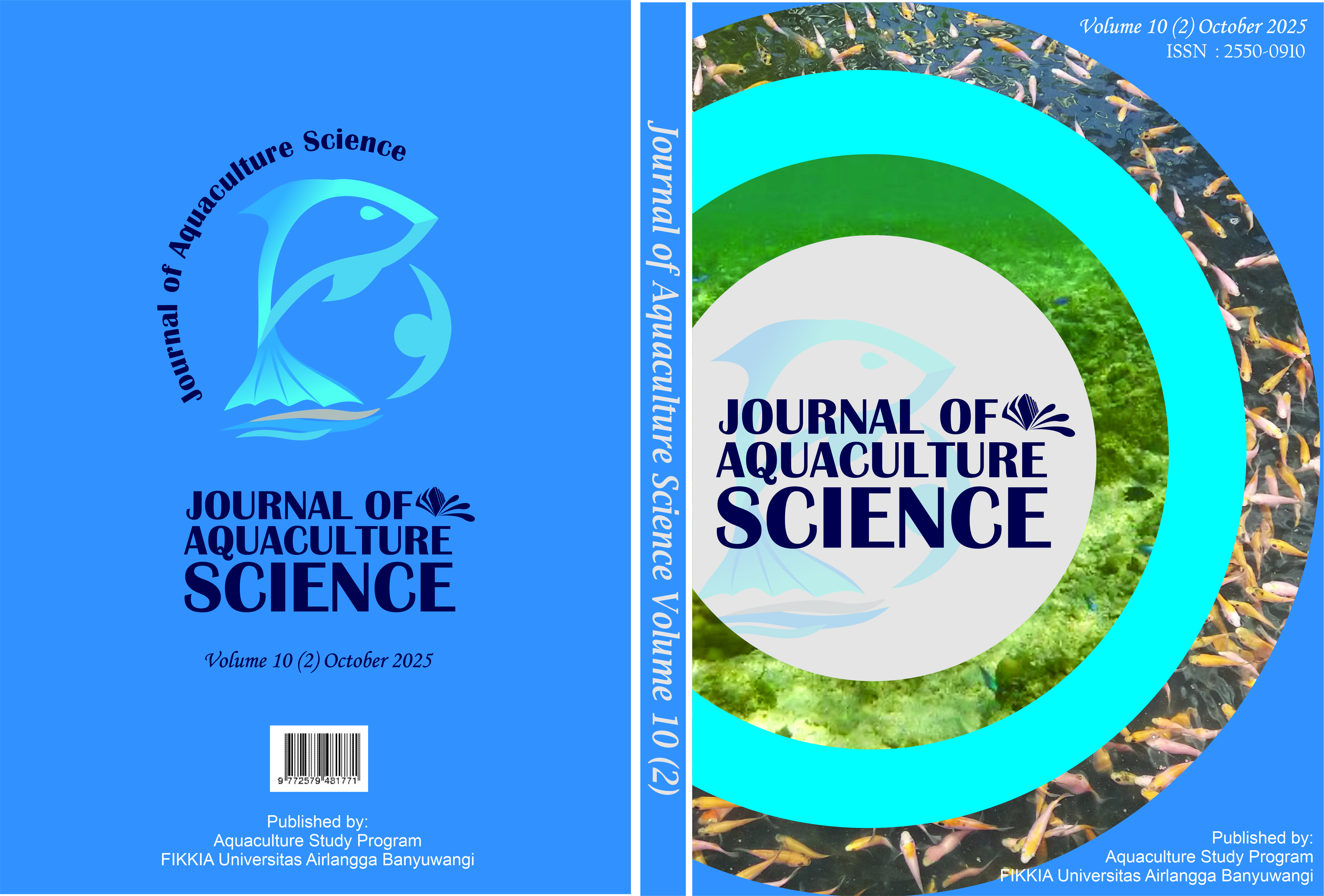 						View Vol. 10 No. 2 (2025):  Journal of Aquaculture Science
					