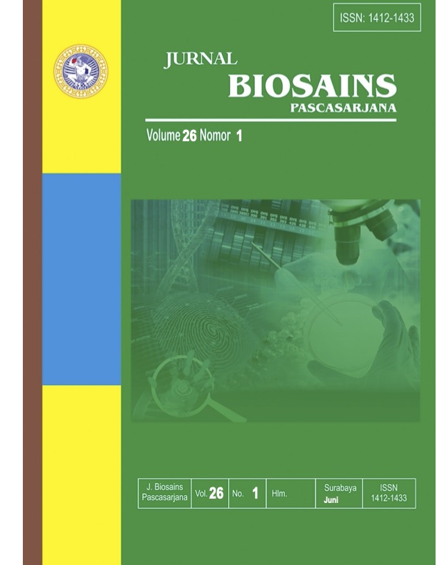 						View Vol. 26 No. 1 (2024): JURNAL BIOSAINS PASCASARJANA
					