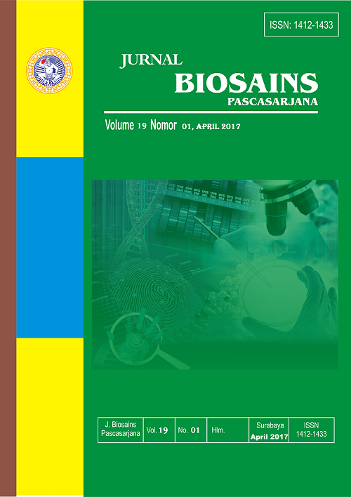 						View Vol. 19 No. 1 (2017): JURNAL BIOSAINS PASCASARJANA
					