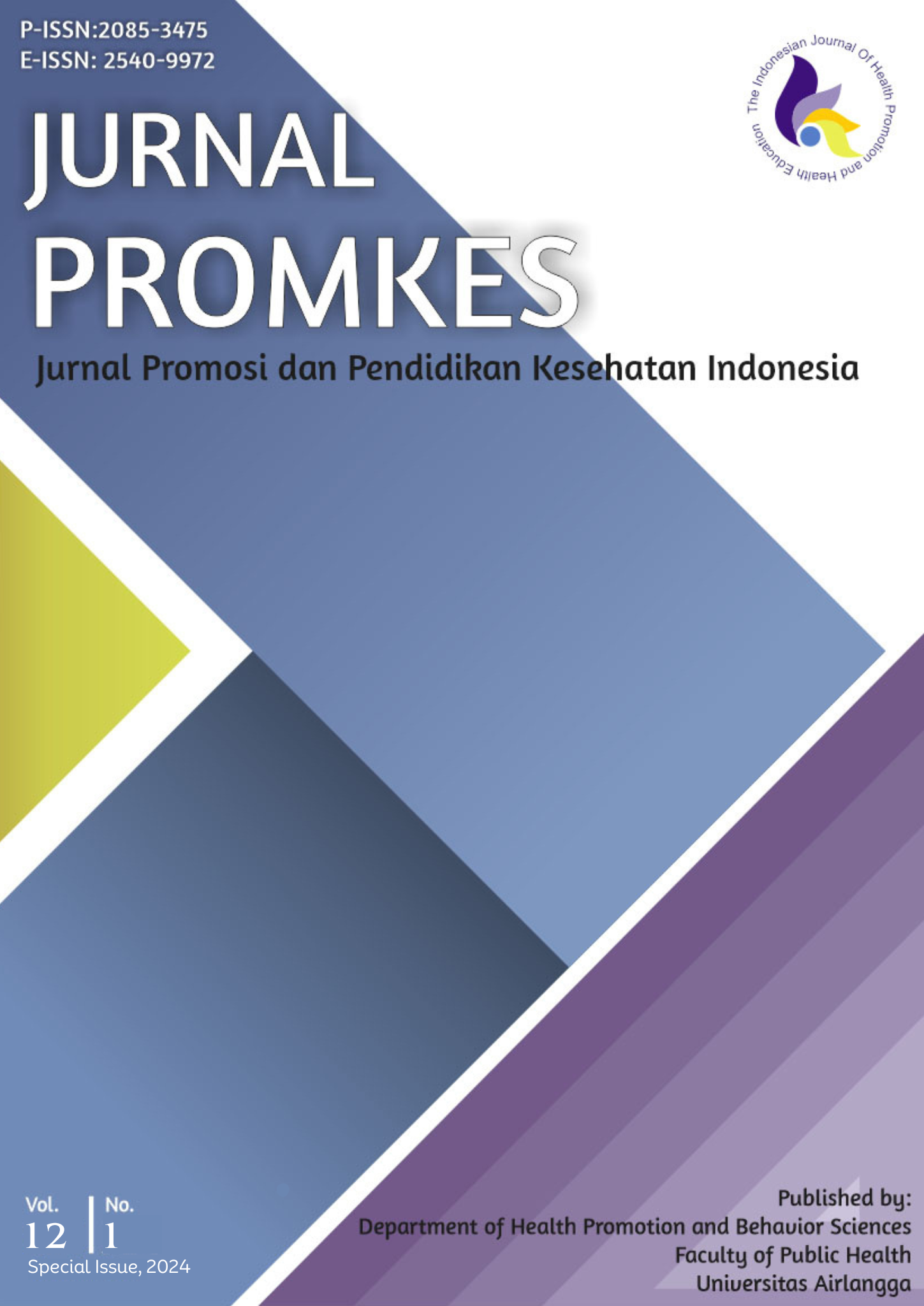 						View Vol. 12 No. SI1 (2024): Jurnal Promkes: The Indonesian Journal of Health Promotion and Health Education (Special Issue Health Promotion for SDG's, January 2024)
					