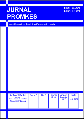 						View Vol. 5 No. 2 (2017): JURNAL PROMKES
					