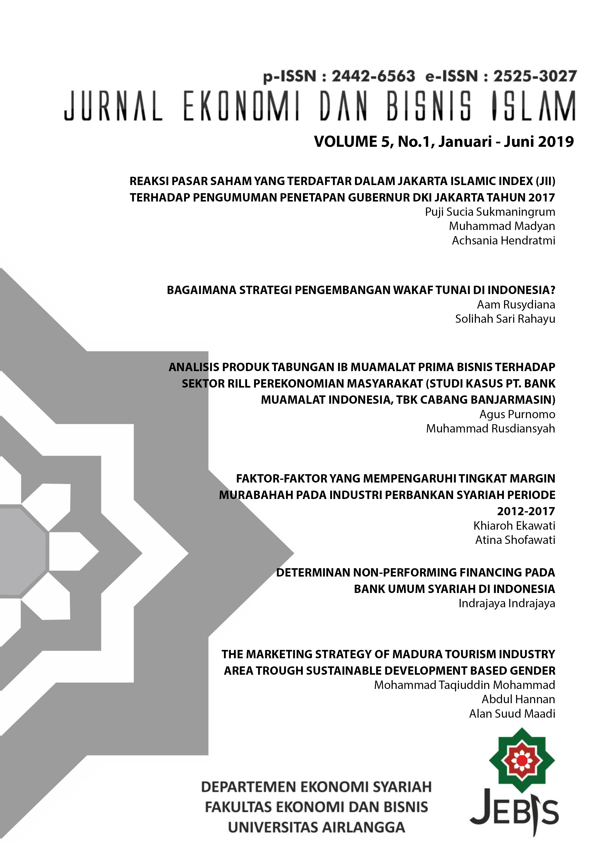 						View Vol. 5 No. 1 (2019): JANUARY-JUNE 2019
					