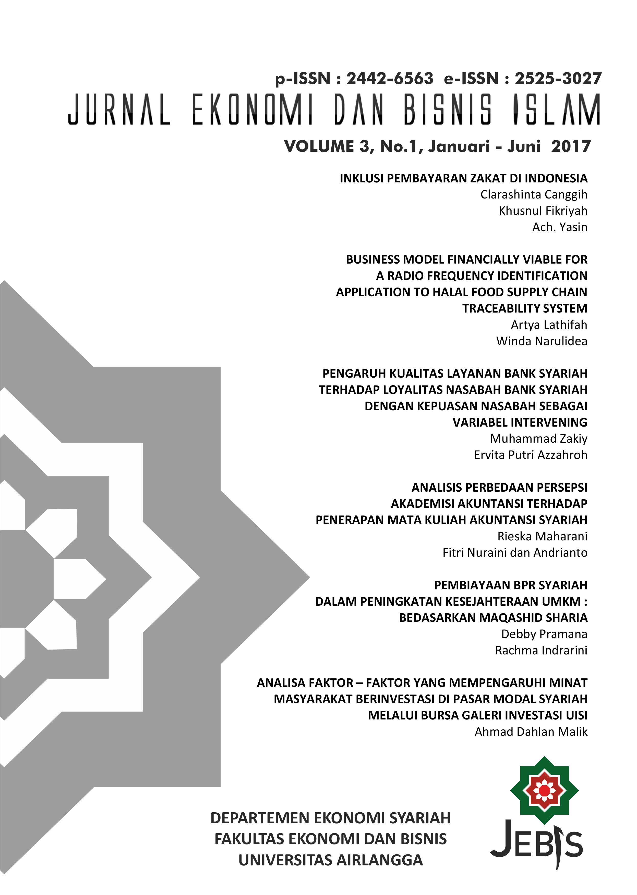 						View Vol. 3 No. 1 (2017): JANUARI-JUNI 2017
					