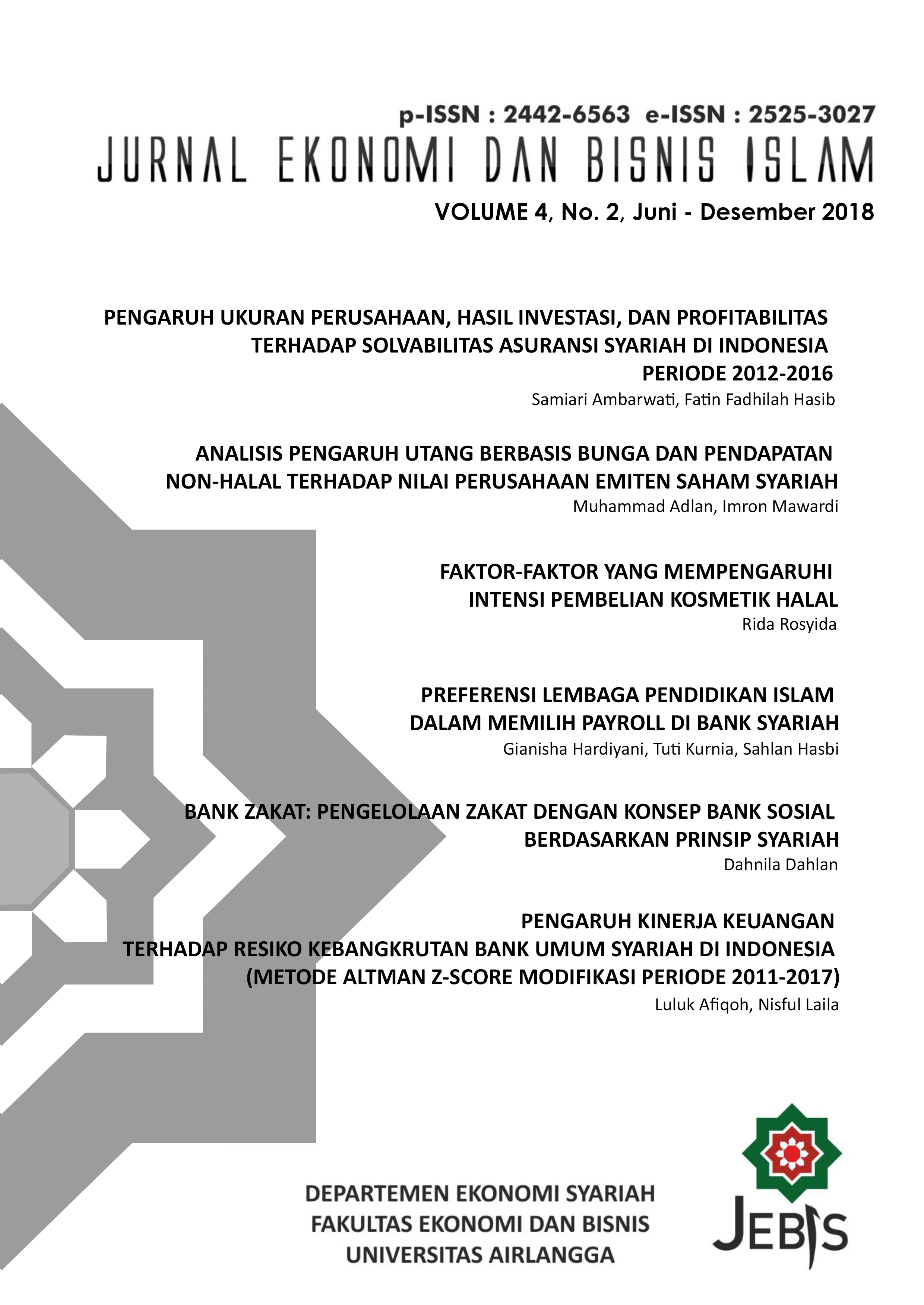 						View Vol. 4 No. 1 (2018): JANUARI-JUNI 2018
					