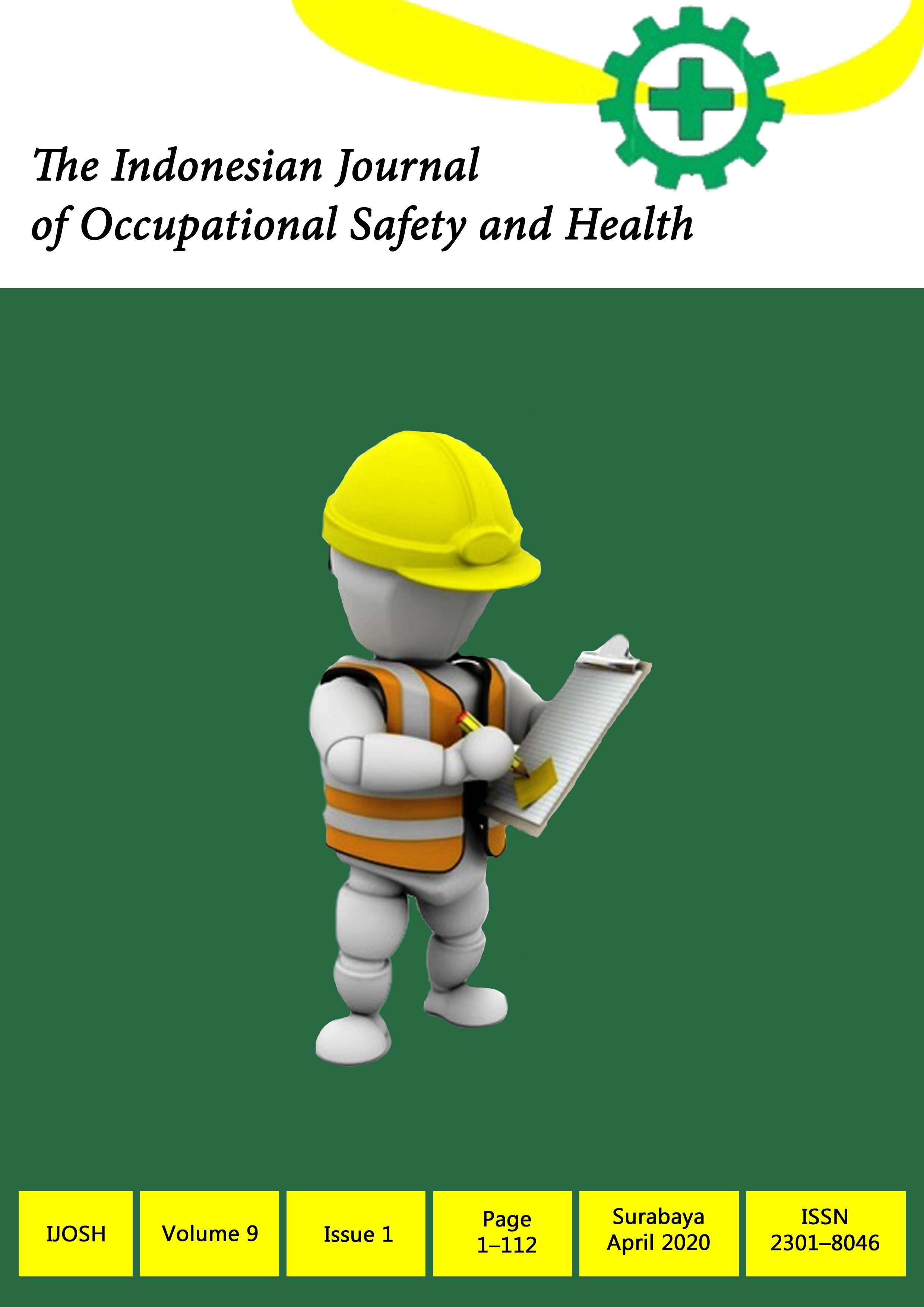 						View Vol. 9 No. 1 (2020): The Indonesian Journal of Occupational Safety and Health
					