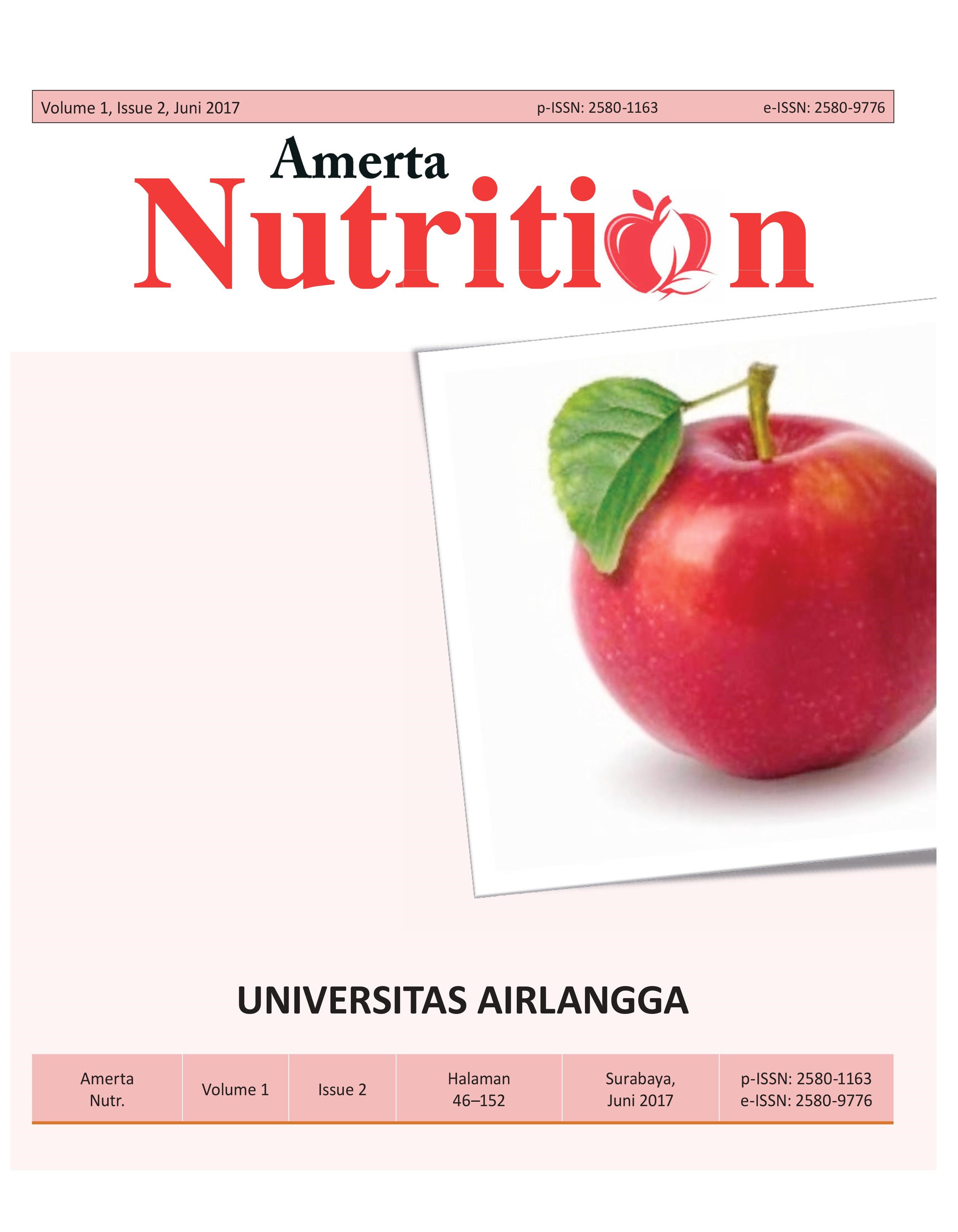 								View Vol. 1 No. 2 (2017): AMERTA NUTRITION
							