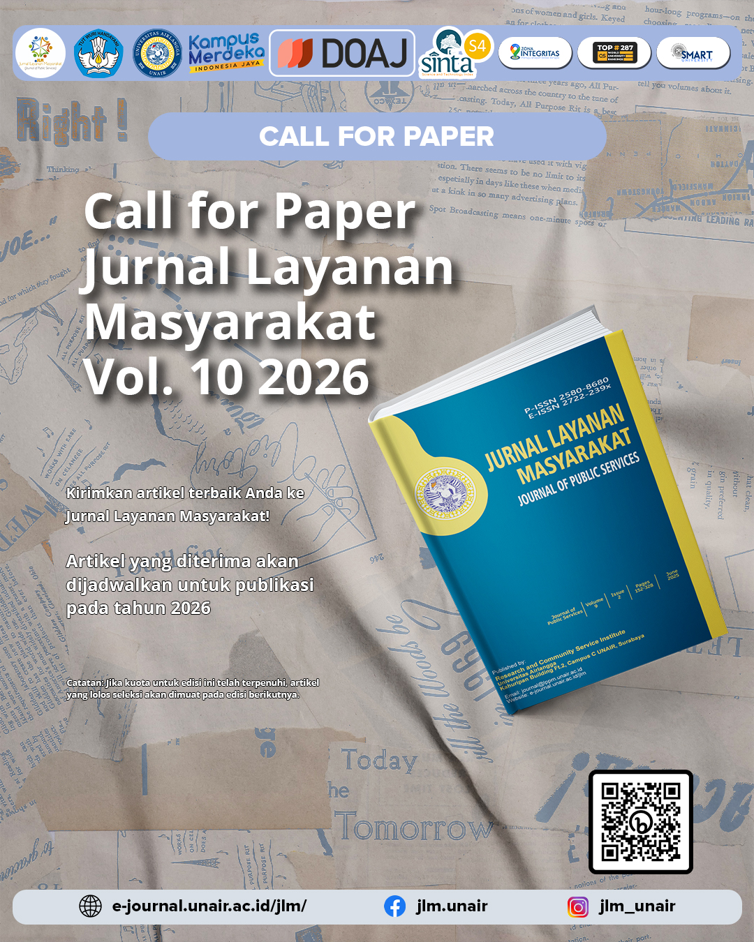 Call for Paper JLM 2026