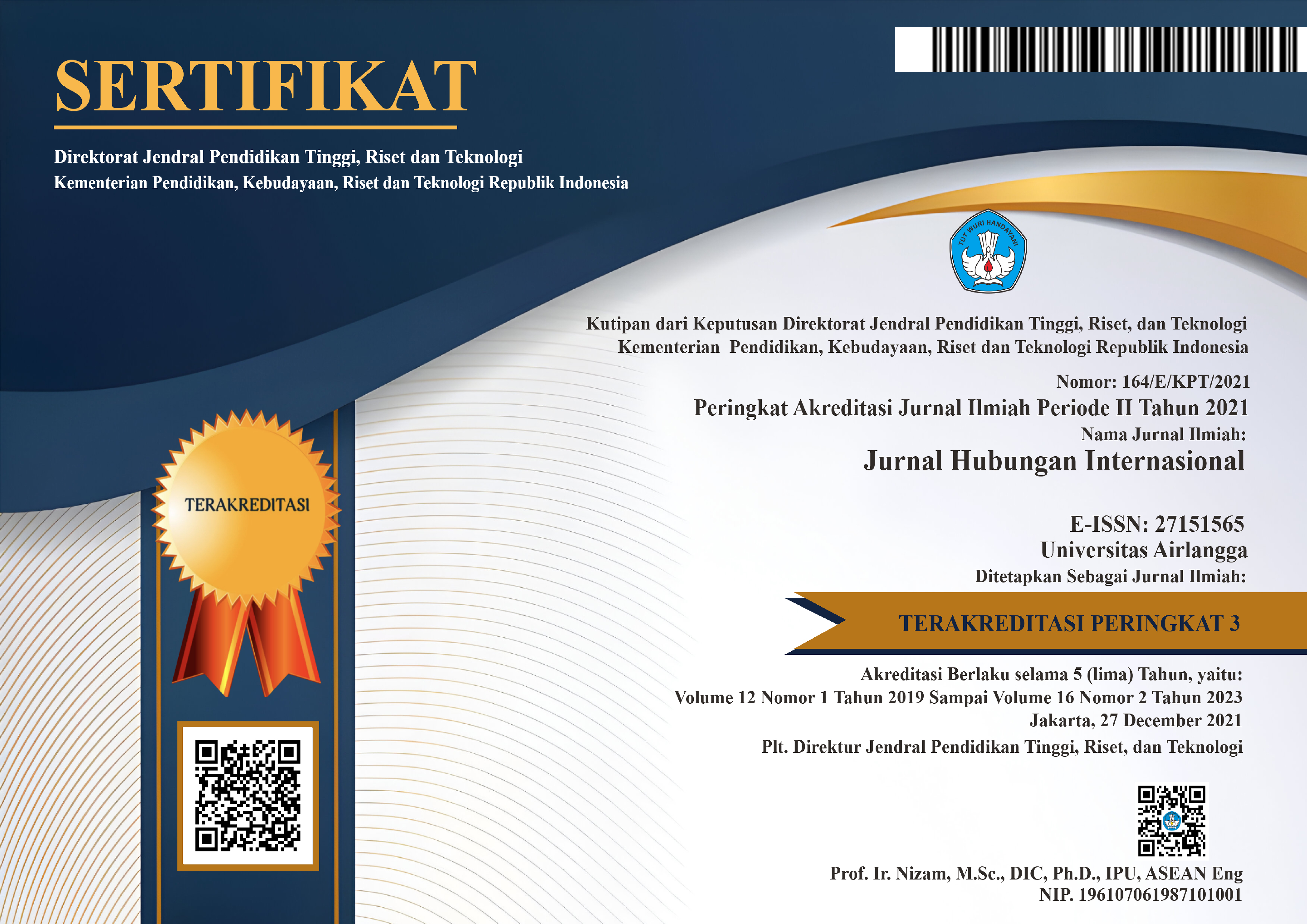 JHI Sinta 3 Journal Accreditation