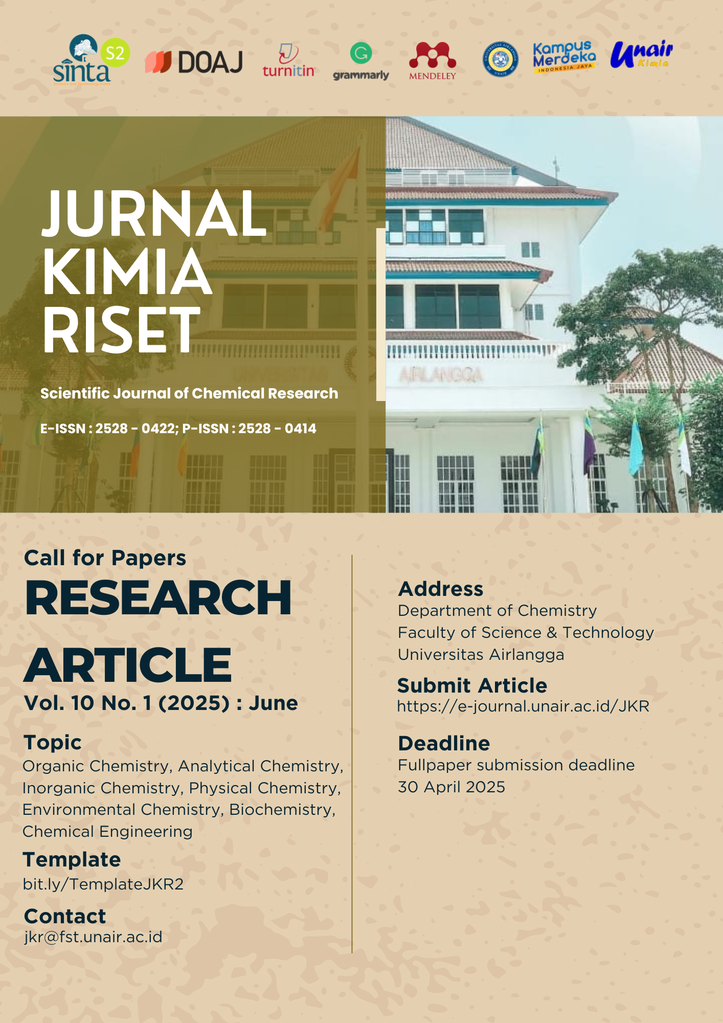 Poster Call For Papers June 2025